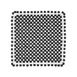 Накидка массажер TORSO на сиденье 42×42 см, дерево, черный с белым