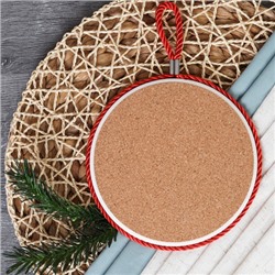 Подставка под горячее 16 см Богатства / КD010 /уп 36/новогодняя АКЦИЯ