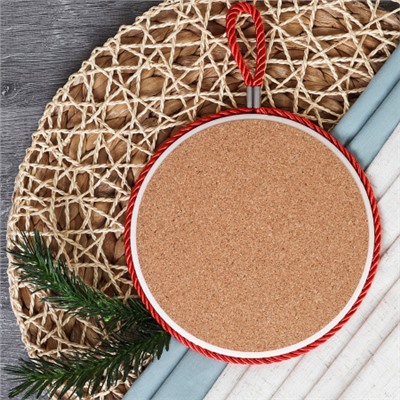 Подставка под горячее 16 см Богатства / КD010 /уп 36/новогодняя АКЦИЯ