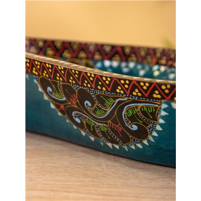 УЦЕНКА Блюдо «Ломбок стайл» дерево 33×17×7 см