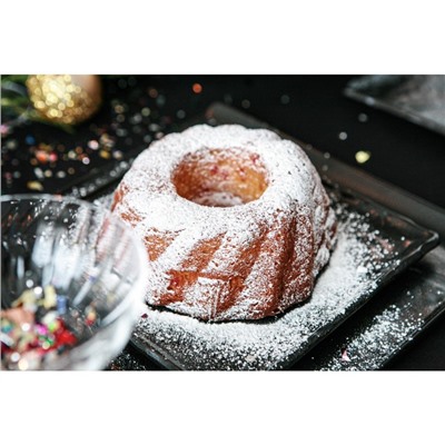 Блюдо для подачи Magistro Pietra lunare, 16×16 см, квадратное, фарфор, чёрное