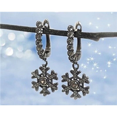 Серьги "Снежка"