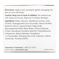 Eucerin, ночной крем против морщин с коэнзимом Q10 и про-ретинолом, 48 г (1,7 жидк. унции)