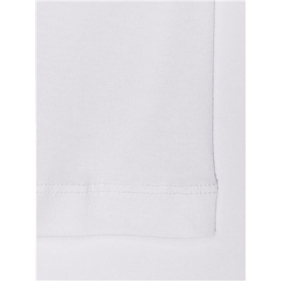 2223-01 Футболка длинный рукав белая (BAYKAR)