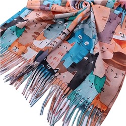 Палантин CY2593 Кошки