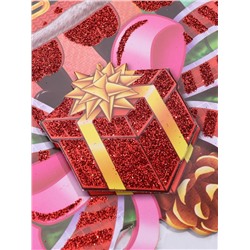 Плакат на стену «Новогодние свечи» Санта Клаус, 40×52 см