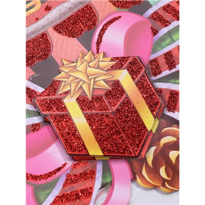 Плакат на стену «Новогодние свечи» Санта Клаус, 40×52 см