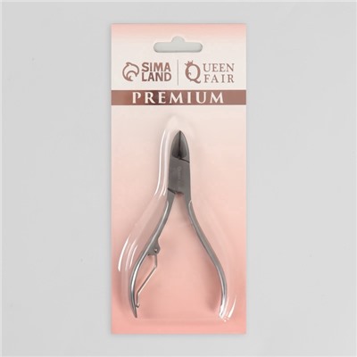 Кусачки педикюрные «Premium», 10.6 см, длина лезвия-14 мм, на блистере