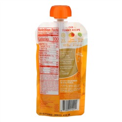 Happy Family Organics, Happy Tot, Super Smart, Fruit & Veggie Blend, Stage 4, Organic Bananas, Mangos & Spinach + Coconut Milk, 4 oz (113 g)