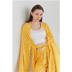 Костюм женский  SET057/02/Желтый, белый