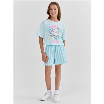 КОМПЛЕКТ ДЛЯ ДЕВОЧЕК (ФУТБОЛКА, ШОРТЫ) 397764