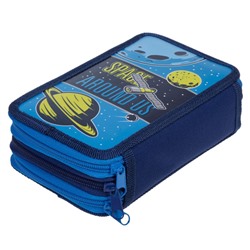 Пенал 6-ти ств. 190х110 мм "Космические сны" с табл.умножения (078313) 40110 Хатбер