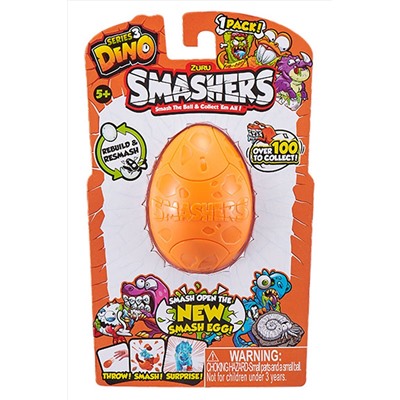 Smashers Дино-сюрприз в яйце, 1шт. Игрушки разных брендов, 270494