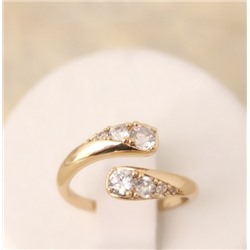 Кольцо позолота  Н01-15413 размер 17-18