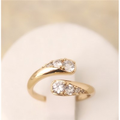 Кольцо позолота  Н01-15413 размер 17-18