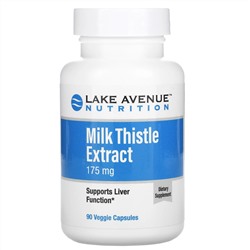 Lake Avenue Nutrition, экстракт расторопши, 175 мг, 90 растительных капсул