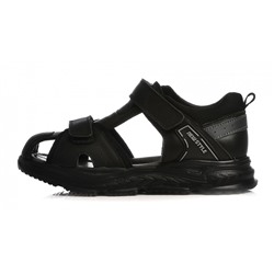 T-10640-A черн Сандалии для мальчиков (33-38)/8