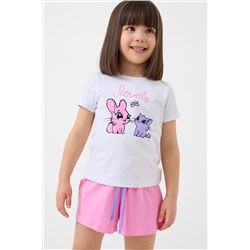 Пижама текстильная для девочек PLAYTODAY, 1241082