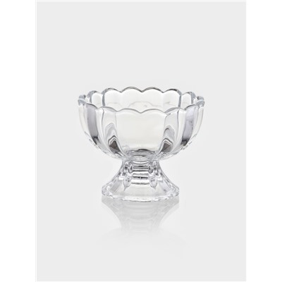 Набор креманок «Забота», 130 мл, 38×9.5×7.5 см, 4 шт., стекло, прозрачный