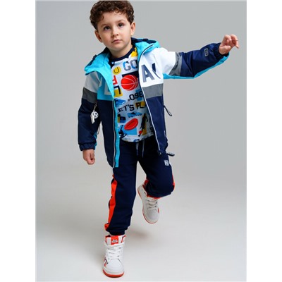 Куртка текстильная с полиуретановым покрытием для мальчиков (ветровка)