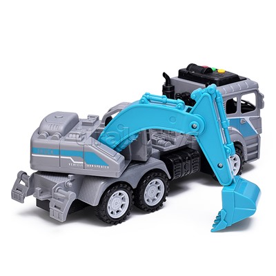 Машина "Грузовик экскаватор" в коробке