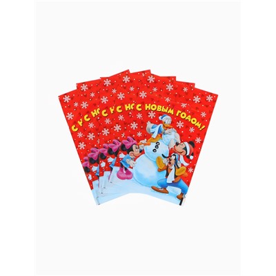 Набор пакетов полиэтиленовых 15 шт., «Новый год», 20×30 см