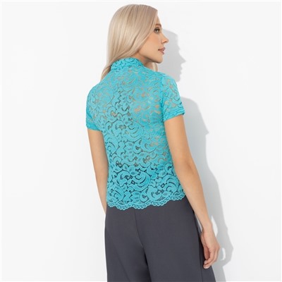 Водолазка из кружева, На что вы намекаете? (бирюзовая)