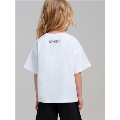 Фуфайка трикотажная для девочек (футболка)