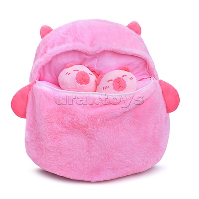 Игрушка -Антистресс "Капибара с мандаринкой"