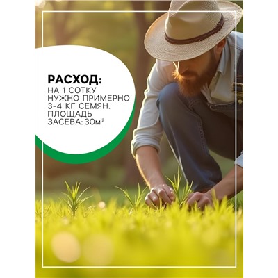 Газонная травосмесь «Игровая», 1 кг