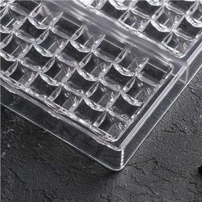 УЦЕНКА Форма для шоколада 3 ячейки «Инфинити», 27.5×17.5×2.5 см (15.3×7.5×0.8)