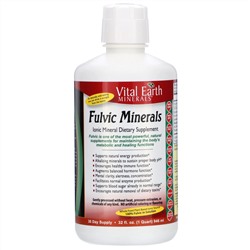 Vital Earth Minerals, Fulvic Minerals, 946 мл (32 жидк. унции)