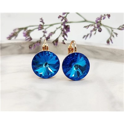 Серьги с кристаллами Swarovski