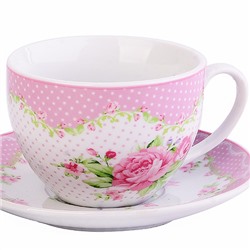 25926 Чайный сервиз 12пр 220мл ЦВЕТЫ LR (х6)