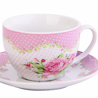 25926 Чайный сервиз 12пр 220мл ЦВЕТЫ LR (х6)