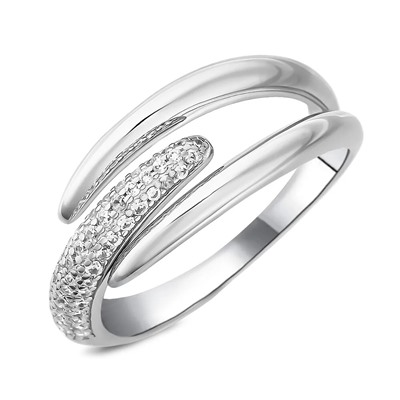 Кольцо, куб.циркон., BY-0290