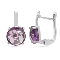 Серьги из серебра аметист, Элегия