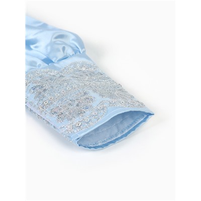 Карнавальный костюм новогодний «Снегурочка Купеческая», платье, шуба, шапка с кокошником, размер 164-50