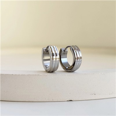 Серьги из стали