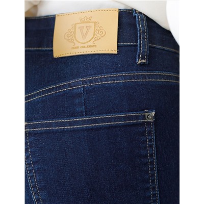 Джинсы клеш от колена из эластичного денима средней плотности