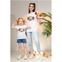 Футболка 11856 Чебурашка (Белый)