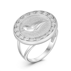 Серьги из серебра родированные - Птицы 925 пробы С50096