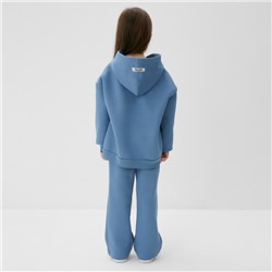 Толстовка детская с начёсом KAFTAN р.38 (146-152), голубой