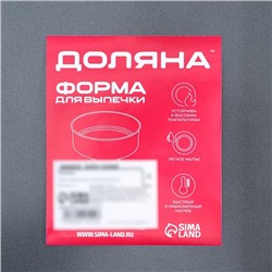 Противень Доляна «Жаклин. Прямоугольник», 25.7×37.5×2 см, антипригарное покрытие, чёрный