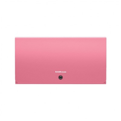 Папка 13 отд. на кнопке А4 61213 Diagonal Pastel Check size ассорти ErichKrause