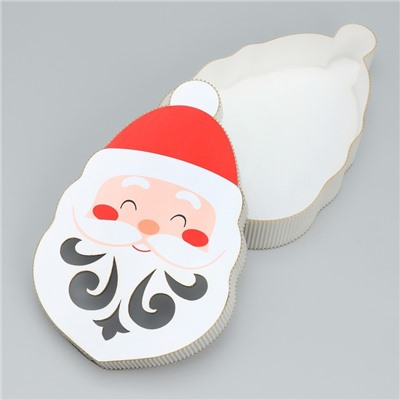 Коробка новогодняя подарочная «Дедушка Мороз», 16.5×25×5 см