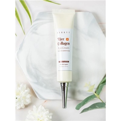 Jigott Крем для кожи вокруг глаз с коллагеном и экстрактом риса / Rice + Collagen Eye Cream, 40 мл 28374