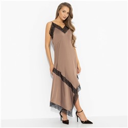 Платье шёлковое, Как Кейт Мосс (кофе)