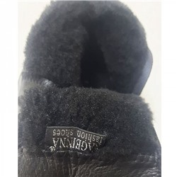 P4214 черн Ботинки зима женские (35-40)/6