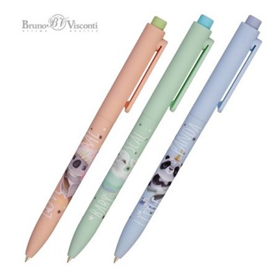 Ручка автоматическая шариковая 0.7мм "FunClick. Милота зашкаливает" синяя 20-0297/01 Bruno Visconti